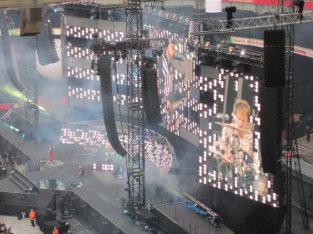 The temperture rises several notches